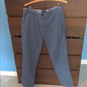 Tommy Hilfiger Gray/blue pant Size: 30x30